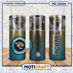 Jacksonville Jaguars tumbler cup, perfect for game day drinks