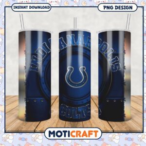 Indy Colts Tumbler Cup for Fans, Perfect for Game Day Enjoyment
