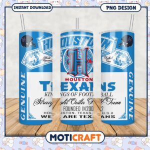 Houston Texans Tumbler, Stylish Design for Fans and Collectors