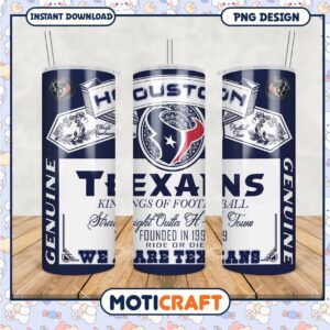 Houston Texans tumbler, premium design for fans and collectors