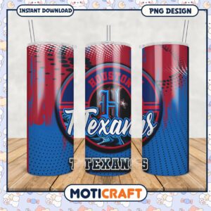 Houston Texans Tumbler, perfect for fans and drinks on the go