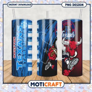 Houston Texans Tumbler with Starbucks Style, Perfect for Gamers