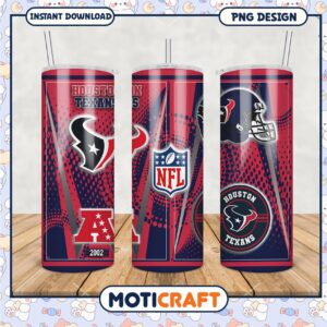Houston Texans Tumbler Product, NFL Team Design for Fans