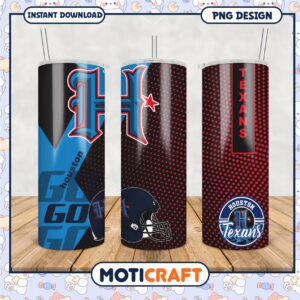 Houston Texans Tumbler PNG, vibrant design for fans everywhere