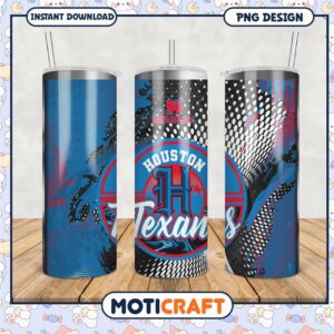 Houston Texans Tumbler PNG, stylish design for fans and collectors