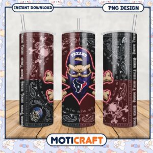 Houston Texans Tumbler PNG Product, Perfect for Fans and Gifts