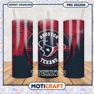 Houston Texans Tumbler PNG for Fans, Stylish Drinkware Design