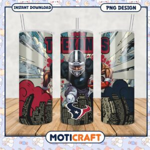 Houston Texans tumbler png design, perfect for fans and gifts