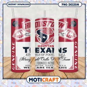 Houston Texans tumbler PNG design for fans, celebrate your team spirit