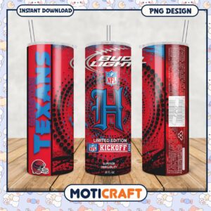 Houston Texans Tumbler Drinkware, Limited Edition NFL Kickoff 2024