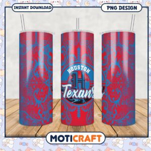 Houston Texans Tumbler PNG Design for Fans and Collectors