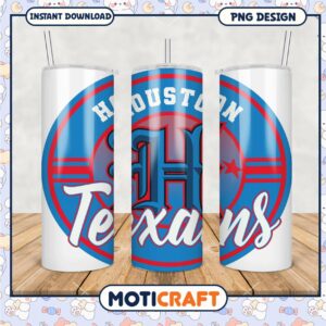 Houston Texans Tumbler Design, Perfect for Game Day Enjoyment