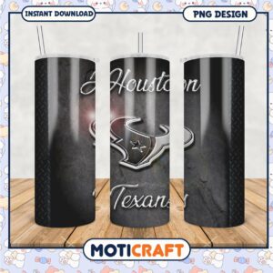 Houston Texans tumbler design, perfect for fans and collectors