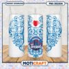 Houston Texans tumbler design with heart pattern, stylish and unique