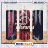Houston Texans tumbler design features bold colors and lightning, perfect for game day drinks and fan celebrations.