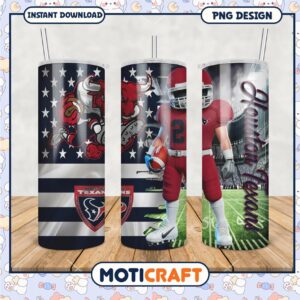 Houston Texans Tumbler Cups, perfect for game day excitement