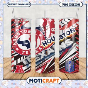 Houston Texans Tumbler Cup Set, Perfect for NFL Fans and Gifting