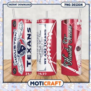 Houston Texans tumbler cup design, stylish and unique for fans