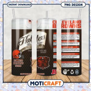 Haters Be Gone Tumbler for Cleveland Browns Fans