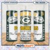 Green Bay Packers Tumbler PNG, vintage style for fans and collectors