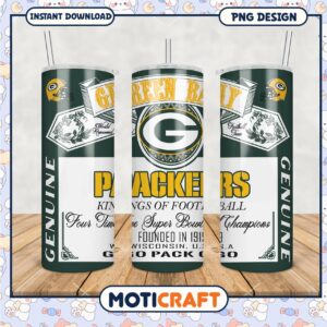 Green Bay Packers Tumbler PNG