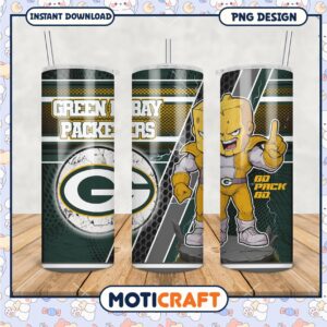 Green Bay Packers tumbler design