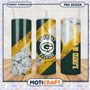Green Bay Packers tumbler design