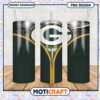 Green Bay Packers tumbler design, perfect for game day drinks