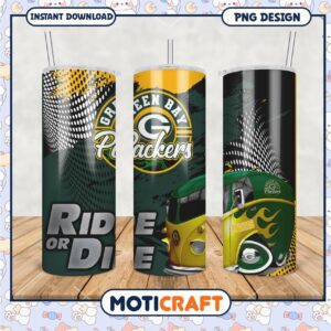 Green Bay Packers tumbler design
