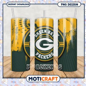 Green Bay Packers tumbler design for fans