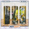 Green Bay Packers tumbler design features bold graphics, perfect for fans
