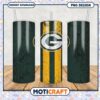 Green and Yellow Sports Tumbler PNG, Perfect for Game Days