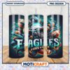 Eagles Forever tumbler design in vibrant colors, perfect for fans