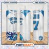 Detroit Lions Tumbler with Player Number Seven, Perfect for Fans
