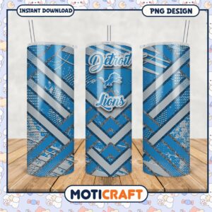 Detroit Lions Tumbler Design
