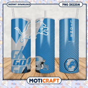 Detroit Lions Tumbler Design