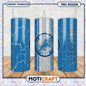 Detroit Lions Tumbler Design