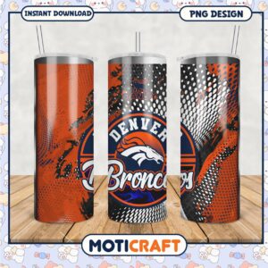 Denver Broncos Tumbler PNG Design for Fans Denver Broncos Tumbler PNG Design for Fans