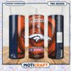 Denver Broncos tumbler design for NFL kickoff season, perfect for fans