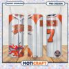 Denver Broncos tumbler design featuring team colors, perfect gift for fans