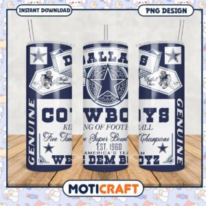 Dallas Cowboys Tumbler PNG