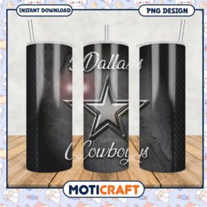 Dallas Cowboys Tumbler PNG Design for Fans, Stylish and Durable