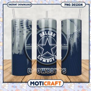 Dallas Cowboys tumbler design, enjoy your drinks in style
