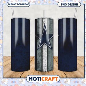 Dallas Cowboys tumbler design for fans, stylish and durable drinkware