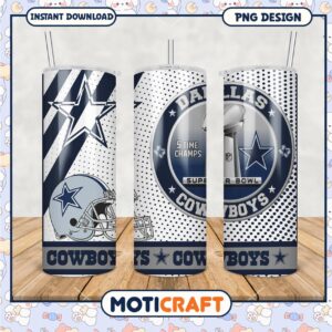 Dallas Cowboys Tumbler Design for Fans, Perfect Gift for NFL Lovers