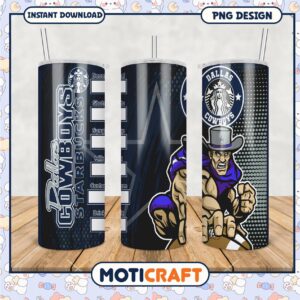 Dallas Cowboys Starbucks Tumbler Design, Perfect for Fans and Gifts