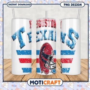 Custom Houston Texans Tumbler, Show Your Team Spirit Daily