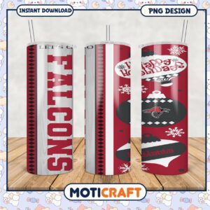 Custom Atlanta Falcons Tumblers, Perfect for Holiday Celebrations