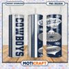 Cowboys themed tumbler for holidays, stylish design for fans