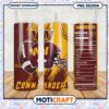 Commanders Fan Tumbler with Nutrition Facts, Perfect for Game Day 2 Commanders Fan Tumbler with Nutrition Facts, Perfect for Game Day